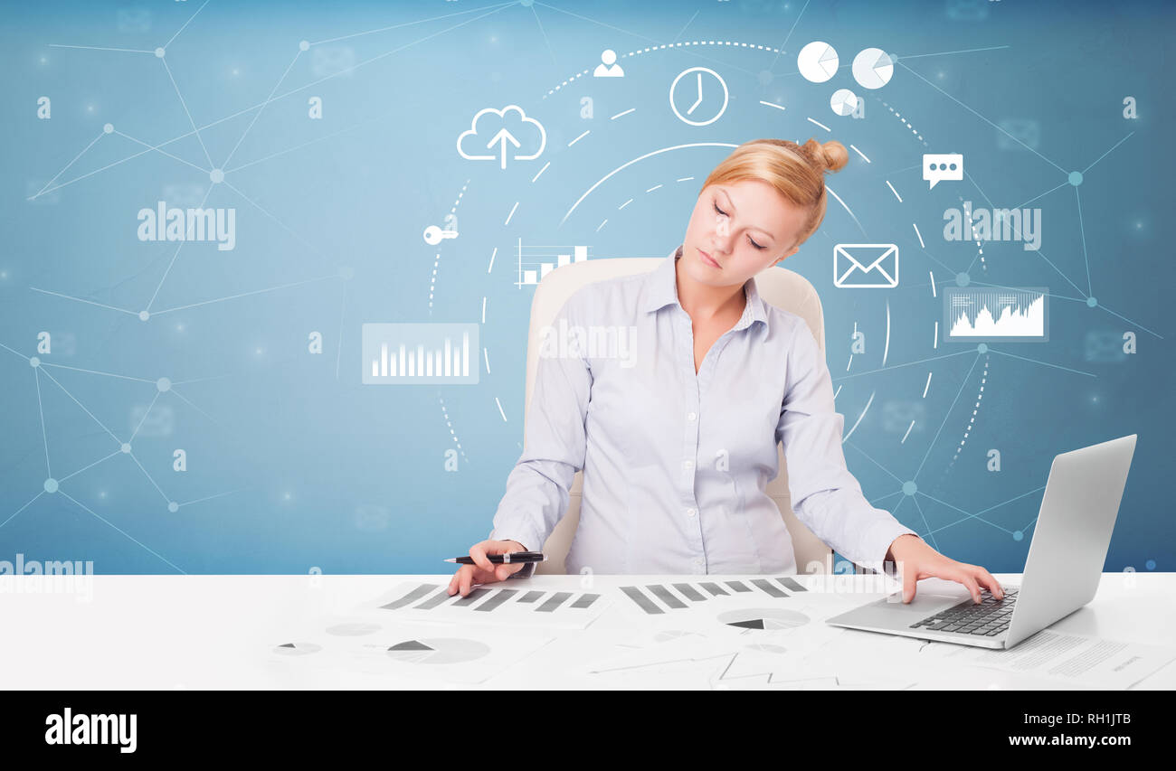 Operating System Person Young business person with operational system concept Stock Photo - Alamy