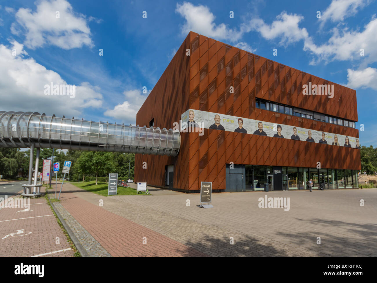 Bremen, Germany - the Universum Science Center is one of the most important museums of Bremen, and easely recognizable for its futuristic shape Stock Photo