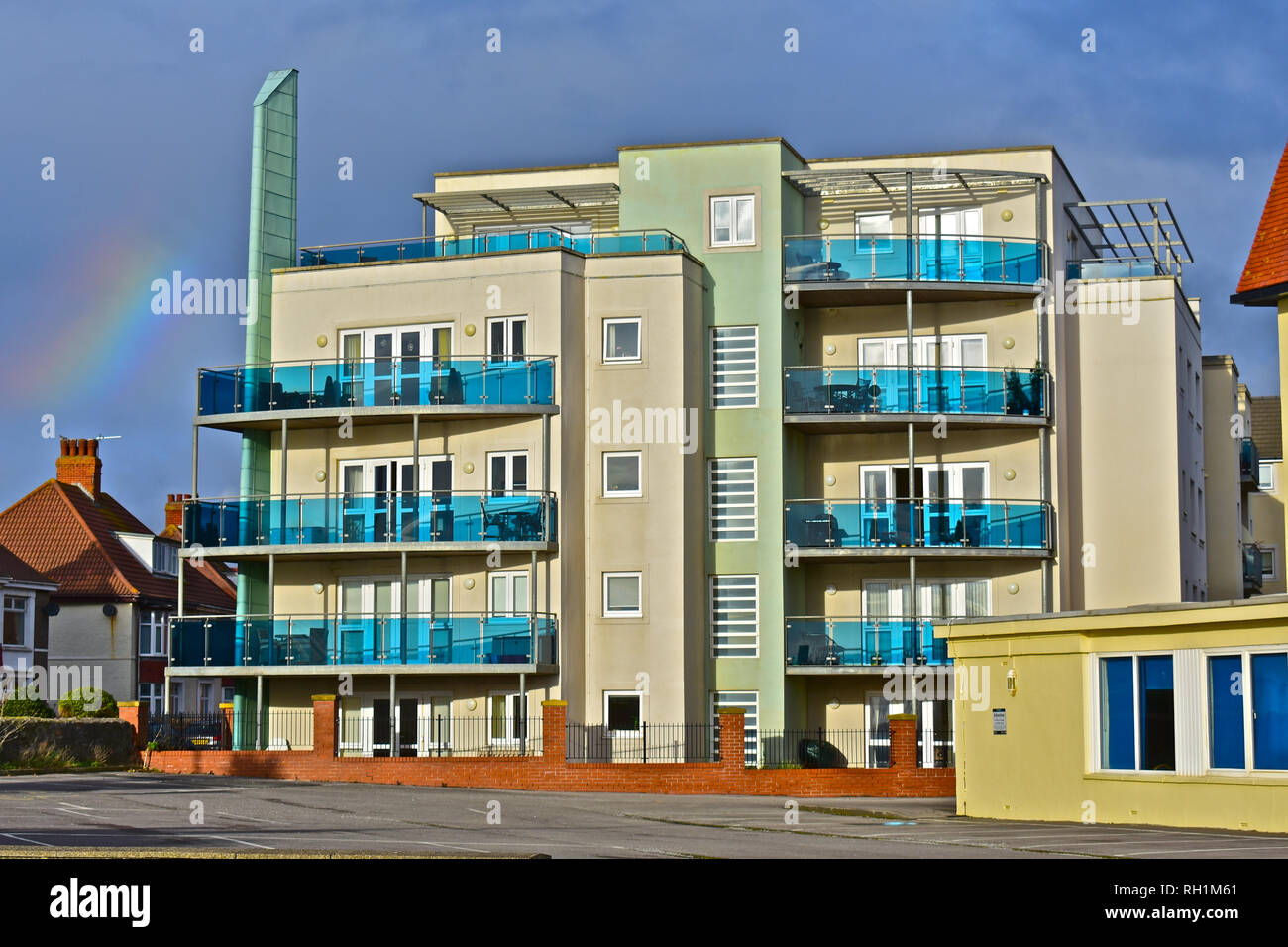 Middleton Court is a stylish modern block of retirement homes by