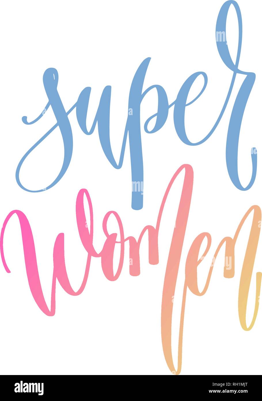 Super woman quote Cut Out Stock Images Pictures Alamy