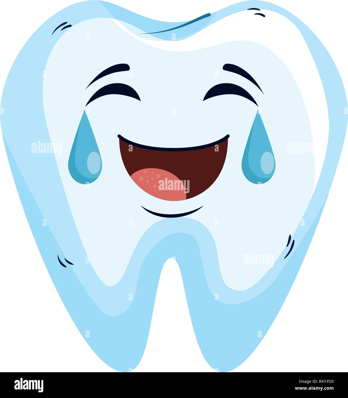 comic tooth happy kawaii character Stock Vector Image & Art - Alamy