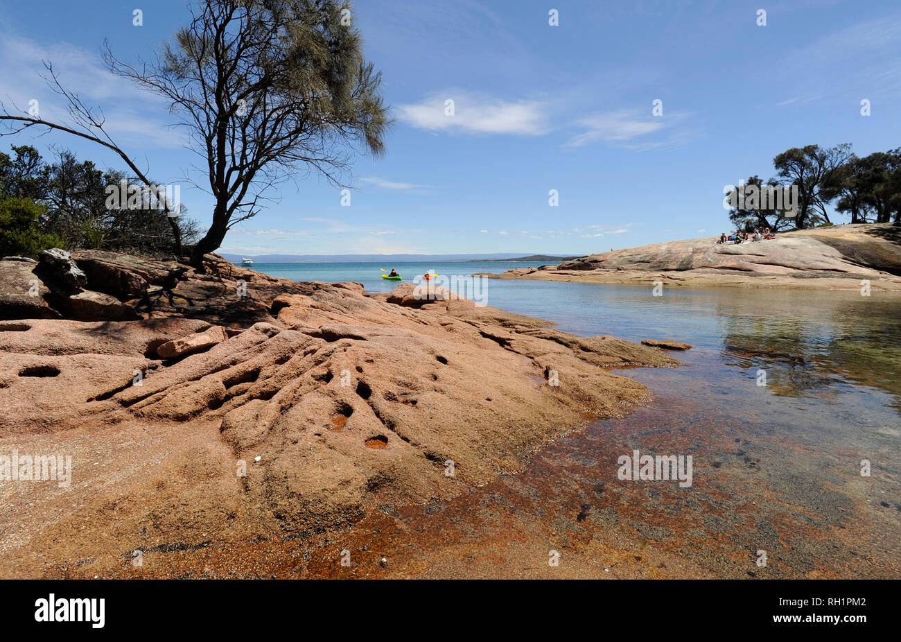 Honeymoon Bay, Tasmania, Australia Stock Photo Alamy