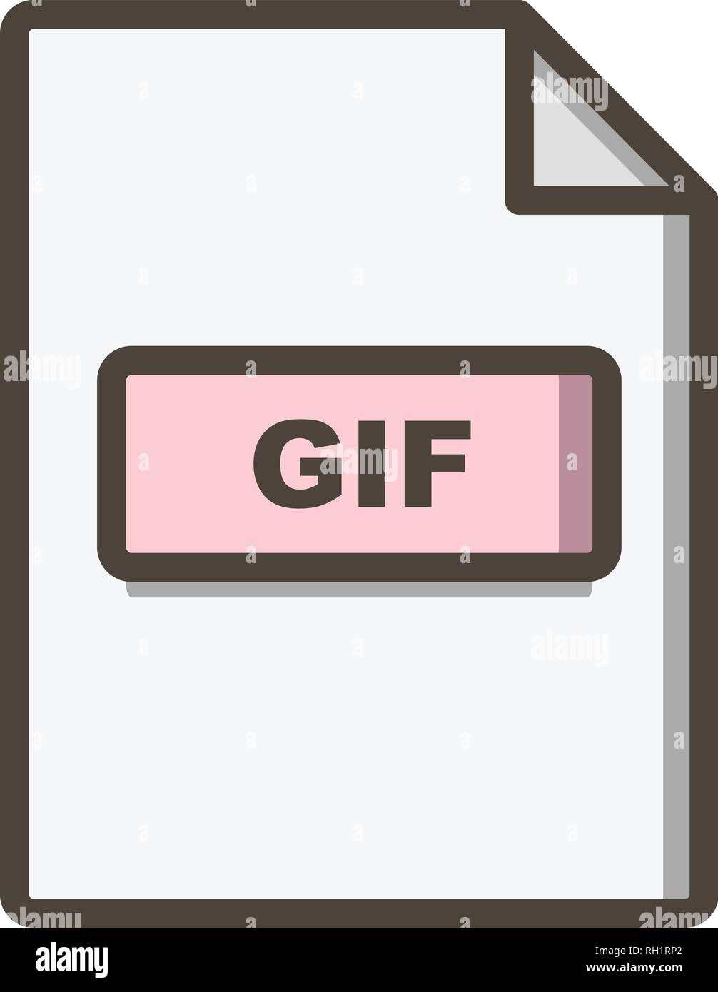 File Extension Gif Graphic Icon Stock Vector by ©iconfinder 534375036