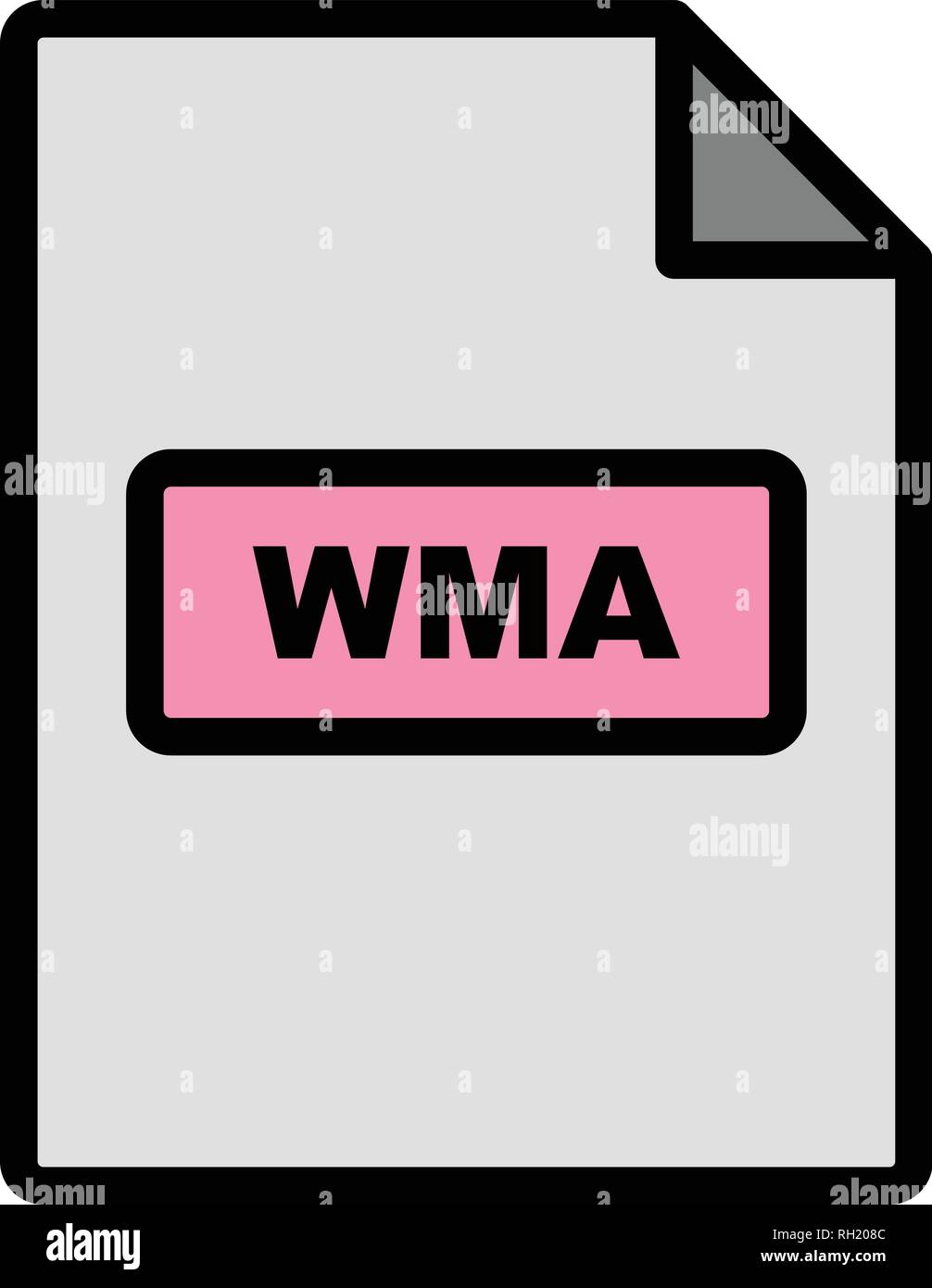 WMA Vector Icon Sign Icon Vector Illustration For Personal And ...