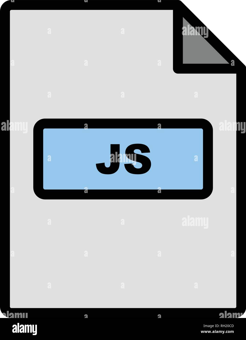 JS Vector Icon Sign Icon Vector Illustration For Personal And Commercial Use... Clean Look Trendy Icon... Stock Vector