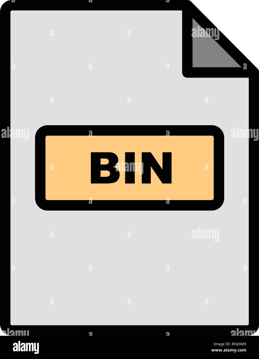 BIN Vector Icon Sign Icon Vector Illustration For Personal And Commercial Use... Clean Look Trendy Icon... Stock Vector