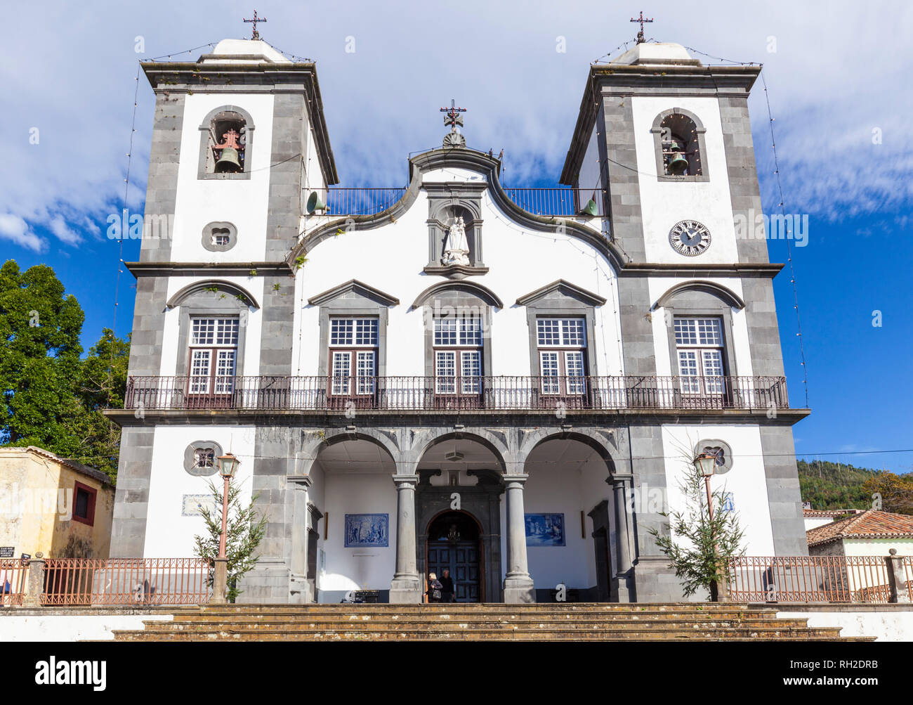 Igreja de Nossa Senorha do Monte - Church of Our Lady of Monte Madeira Portugal EU Europe Stock Photo