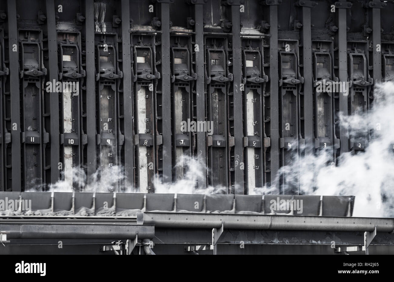 South Bank Coke ovens near Middlesbrough, north east England. UK. The