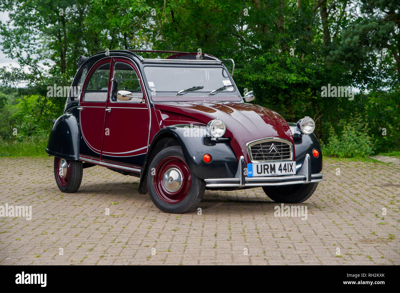 1980 Citroen 2CV Charleston classic French car Stock Photo