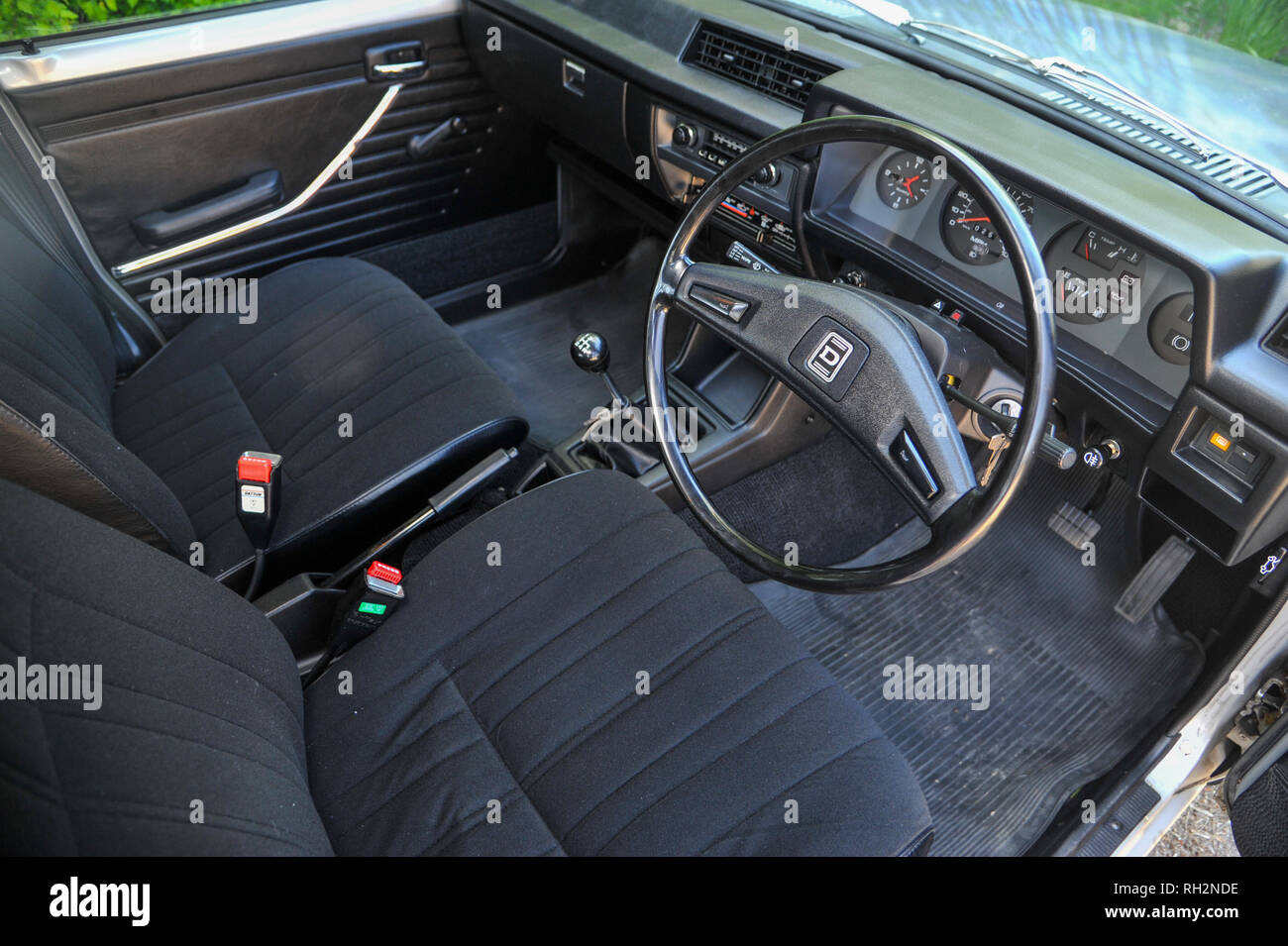 1980 Datsun Sunny Classic Japanese Saloon Car Stock Photo