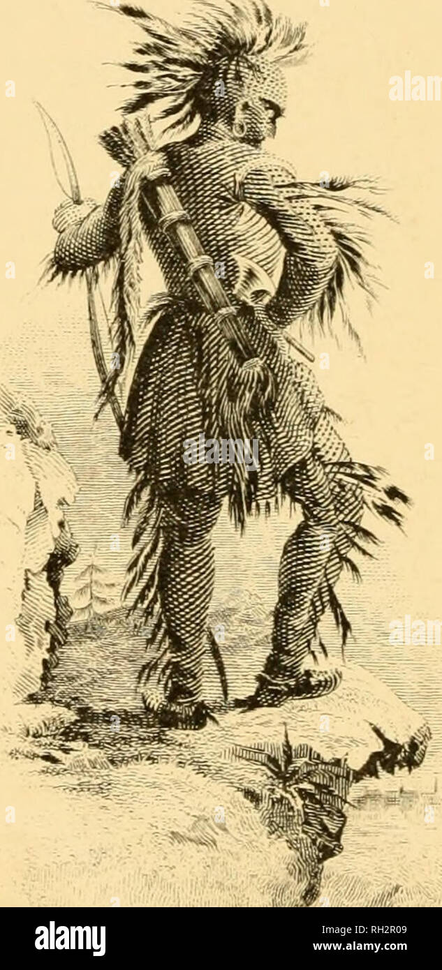 . Brook trout fishing; an account of a trip of the Oquossoc Angling Association to northern Maine in June, 1869. Trout fishing -- Maine. â ' BIG INDIAN 'â Chief of the Original Oquossocs.. Please note that these images are extracted from scanned page images that may have been digitally enhanced for readability - coloration and appearance of these illustrations may not perfectly resemble the original work.. Allerton, Reuben G; Oquossoc Angling Association. New York Stock Photo