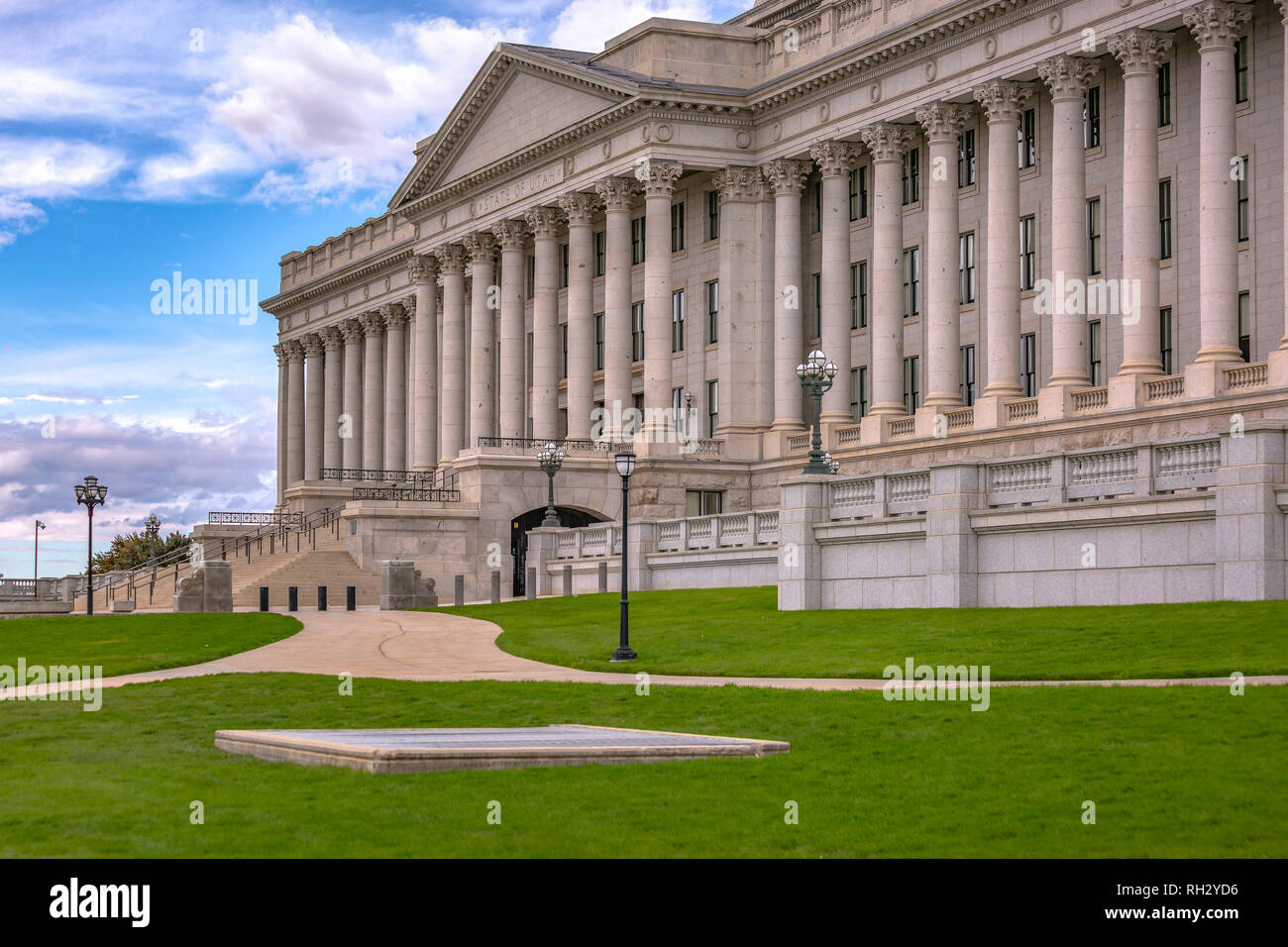 The magnificent Utah State Capital Building Stock Photo