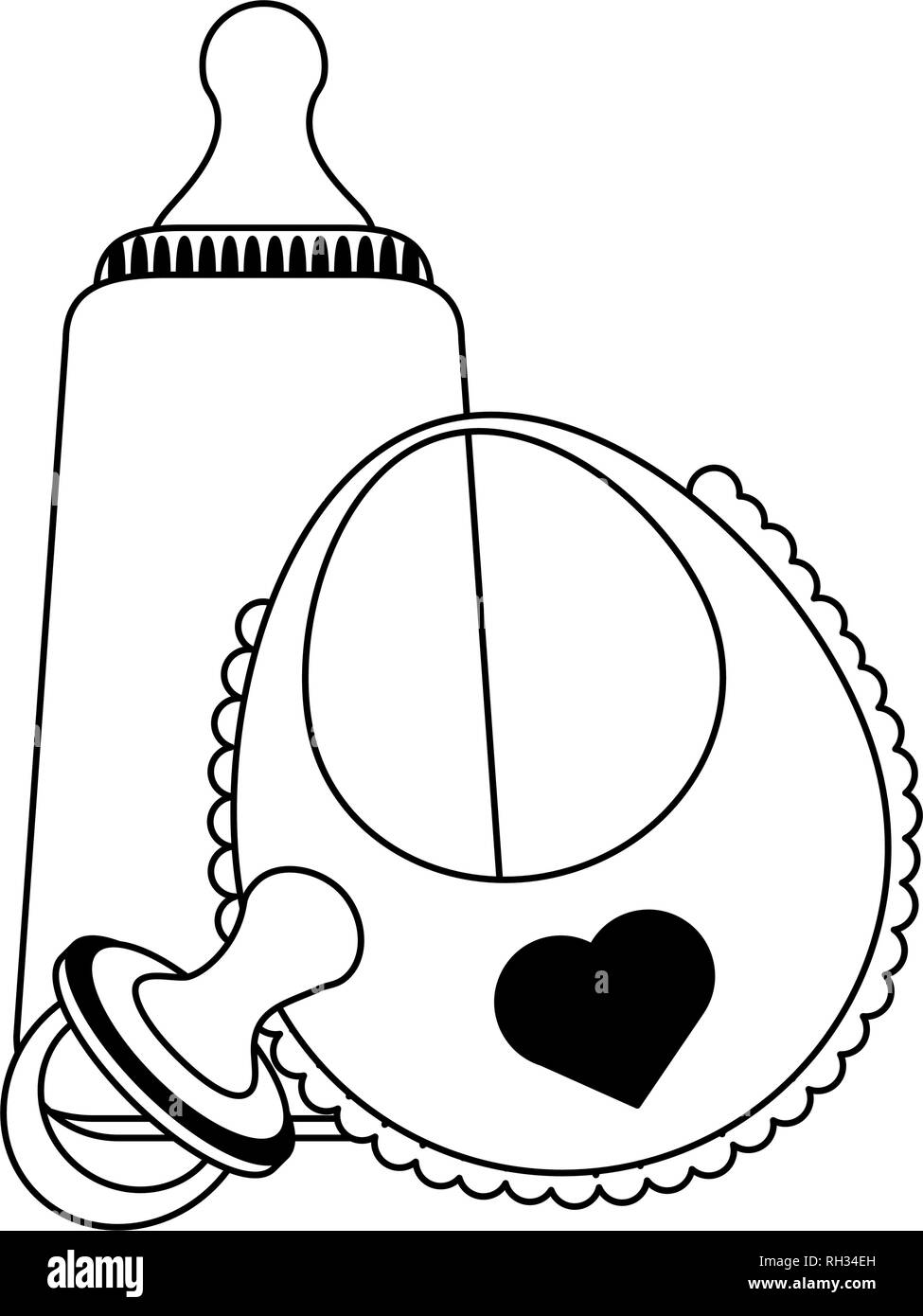 Toys clip art Black and White Stock Photos & Images - Alamy