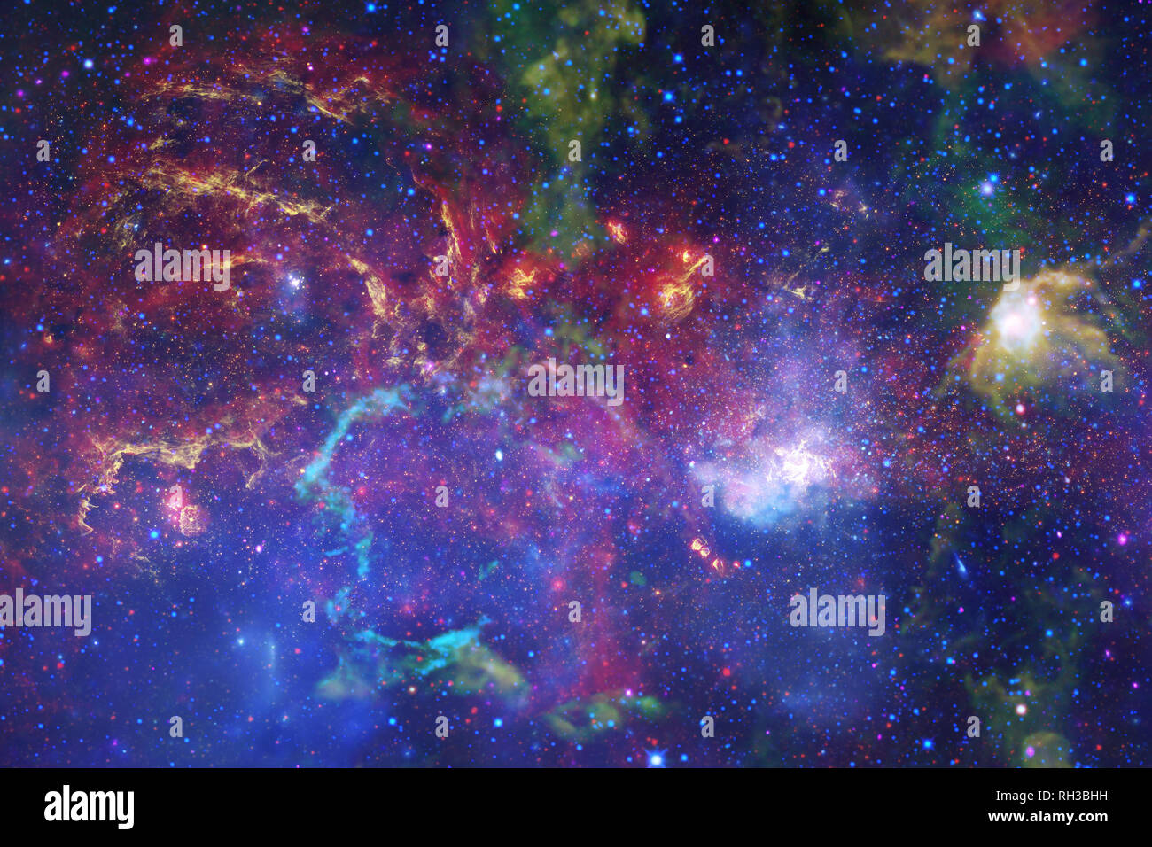 Infinite Beautiful Cosmos Background With Nebula And Stars Elements Of This Image Furnished By Nasa Stock Photo Alamy