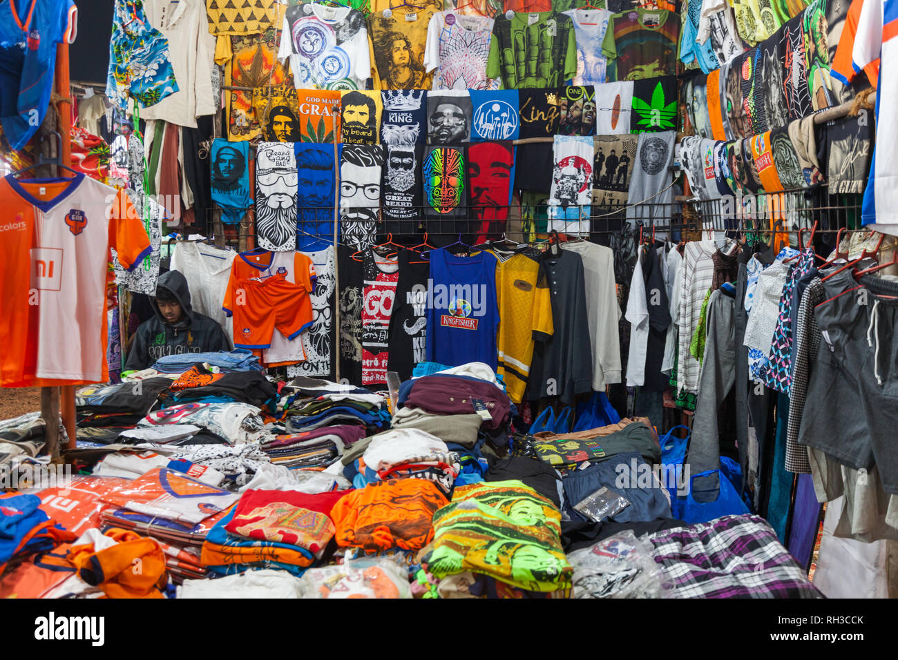 Saturday night market in Goa's arpora happens every week for tourists