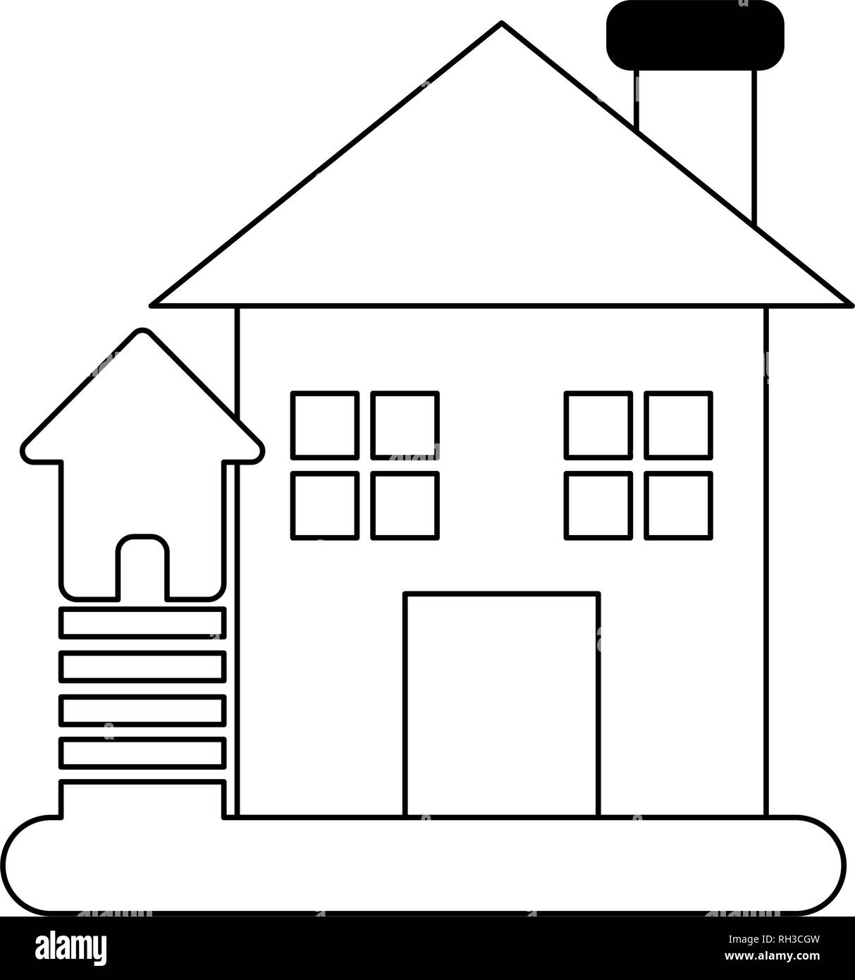 real estate online in black and white Stock Vector Image & Art - Alamy