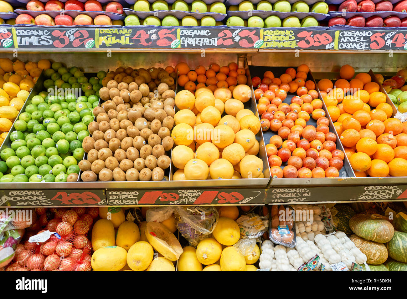 NEW YORK CIRCA MARCH 2016 inside of West Side Market. West Side Market is a supermarket at