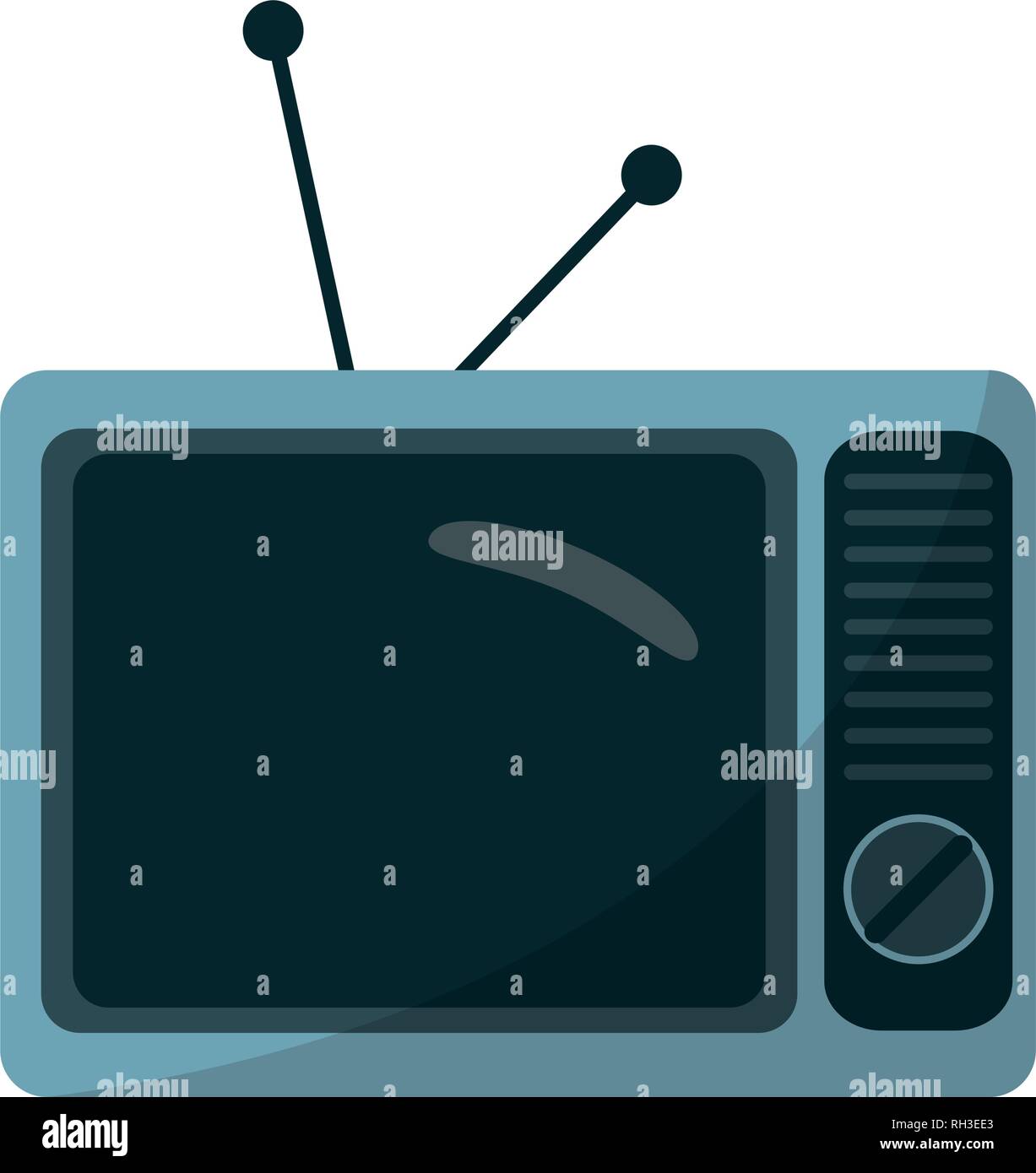 old vintage television Stock Vector Image & Art - Alamy