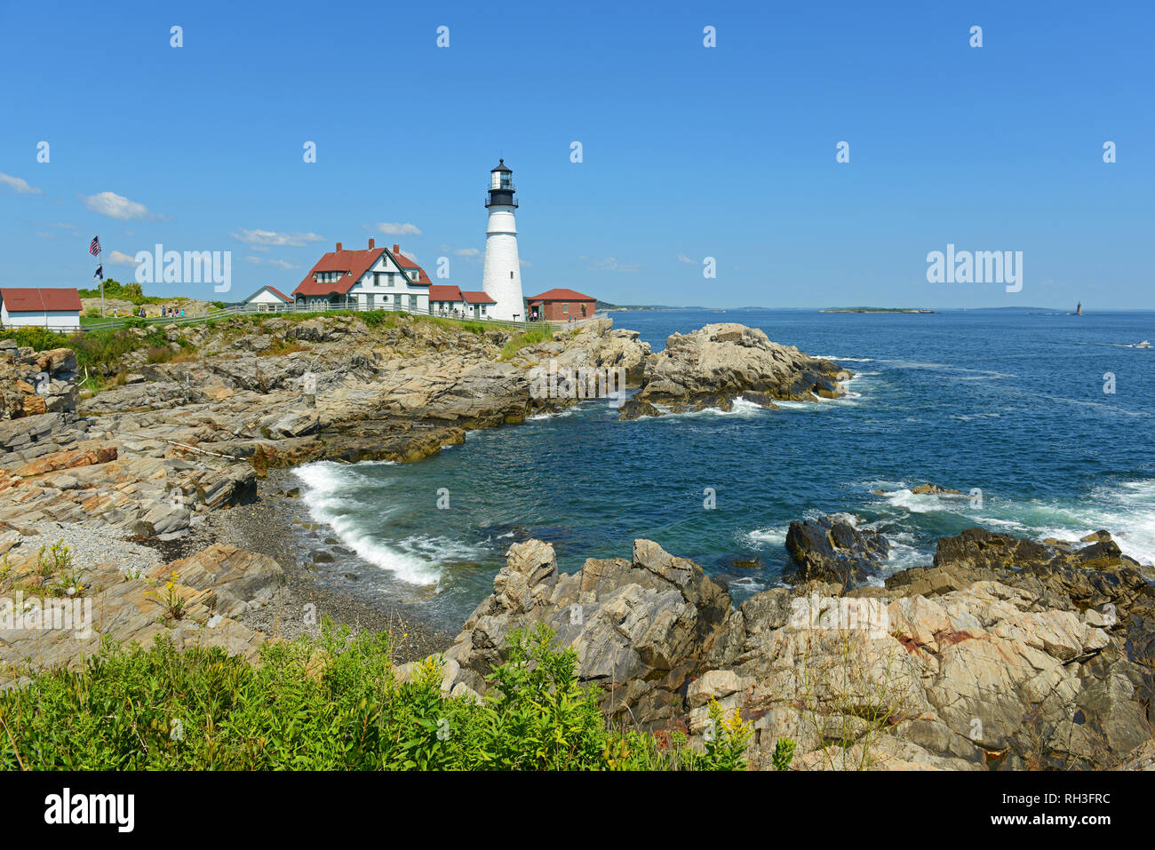 Maine Summer House Stock Photos Maine Summer House Stock Images
