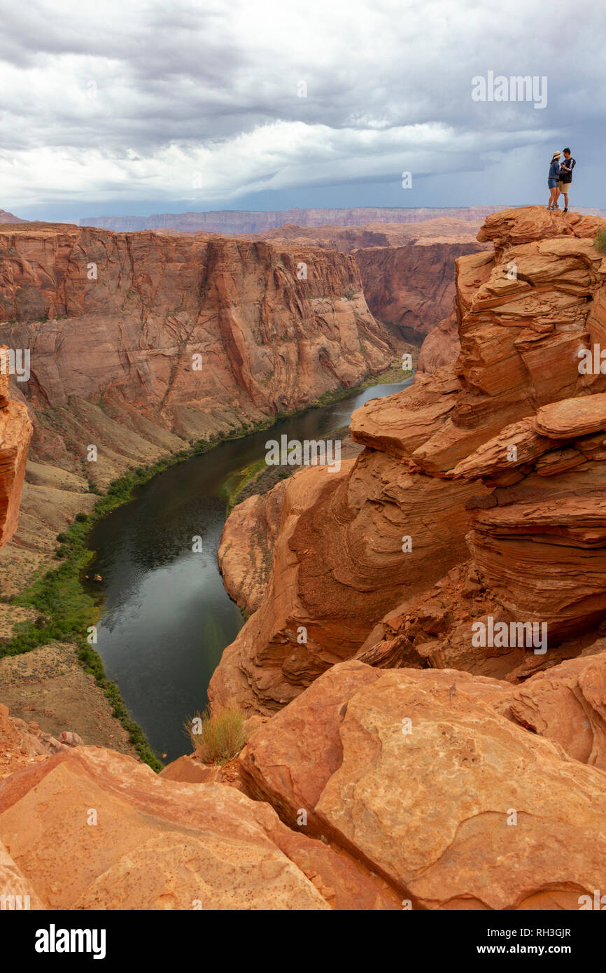 The Horseshoe Bend on the Colorado River, near Page, Arizona, United