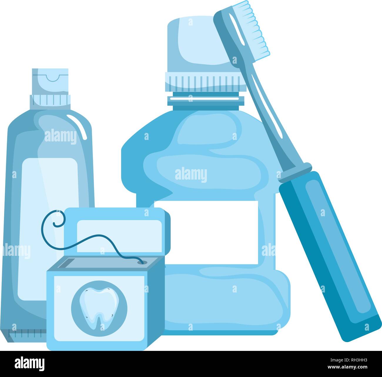 dental hygiene equipment icons Stock Vector Image & Art Alamy