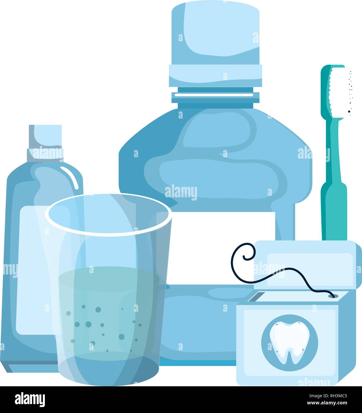 dental hygiene equipment icons Stock Vector Image & Art Alamy