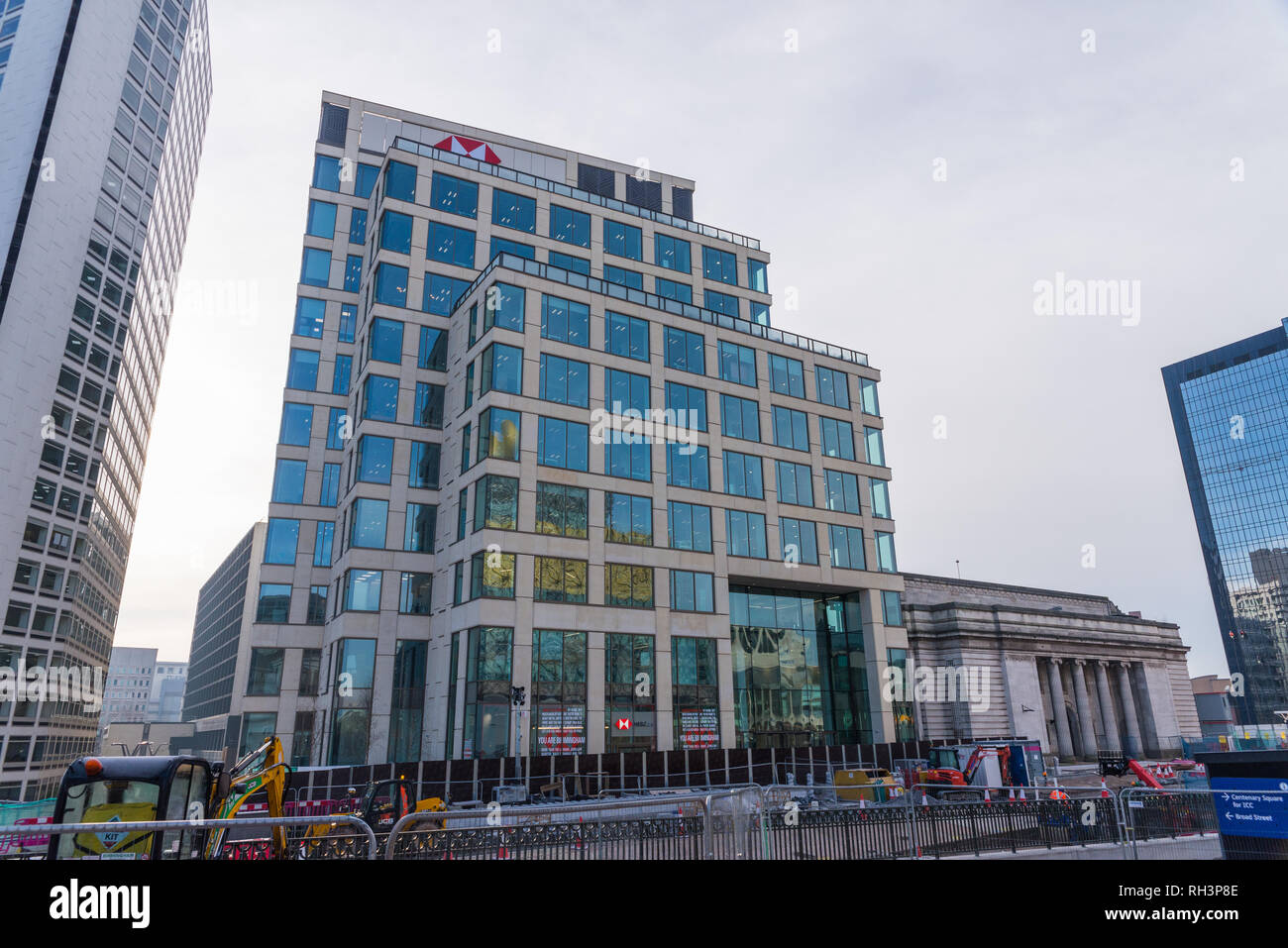 The new HSBC head office in Broad Street, Birmingham Stock Photo Alamy