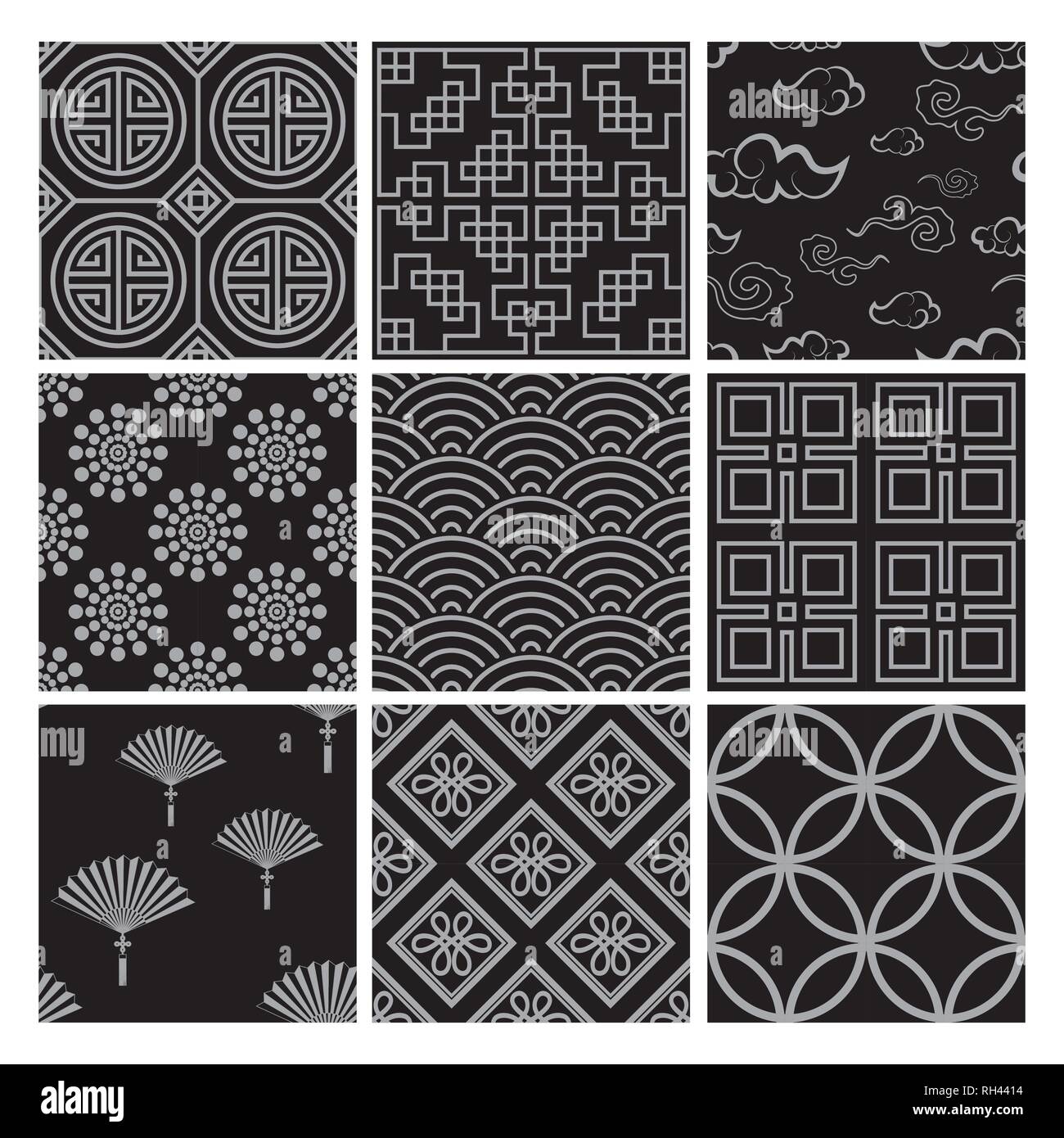 Chinese traditional art patterns 15060404 Vector Art at Vecteezy
