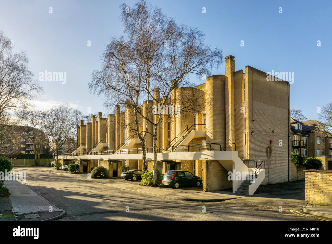Apex Close in Beckenham was designed by Derek Sharp Associates in 1966