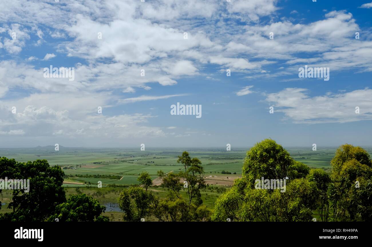 Mount Inkerman lookout, Inkerman Queensland 4806, Australia Stock Photo