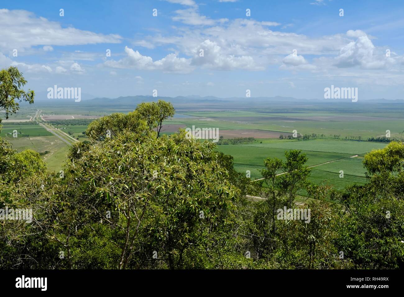 Mount Inkerman lookout, Inkerman Queensland 4806, Australia Stock Photo