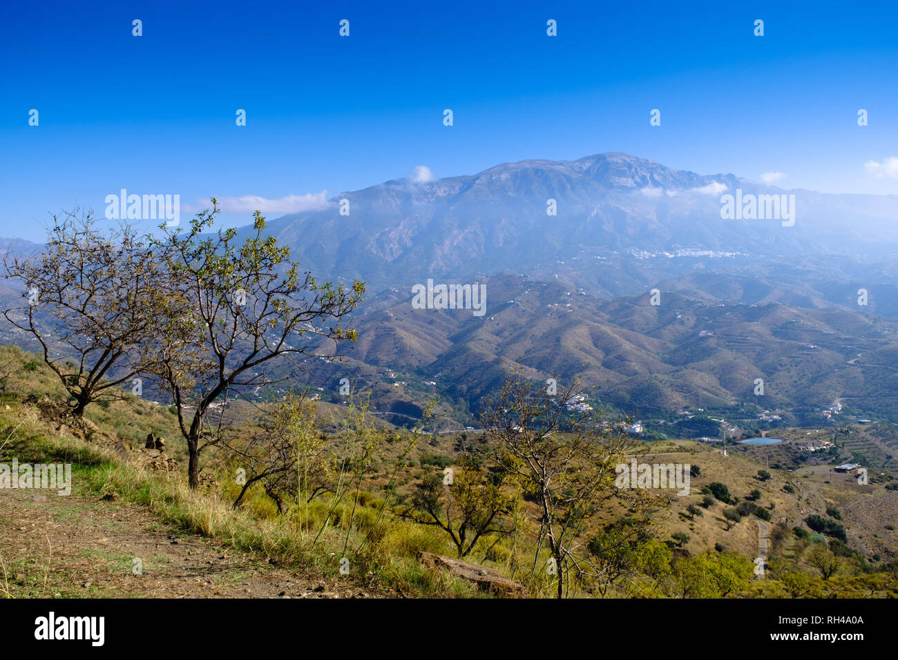 La Maroma, the highest mountain in Axarquia, Andalucia, Spain. 3rd October 2018 Stock Photo - Alamy