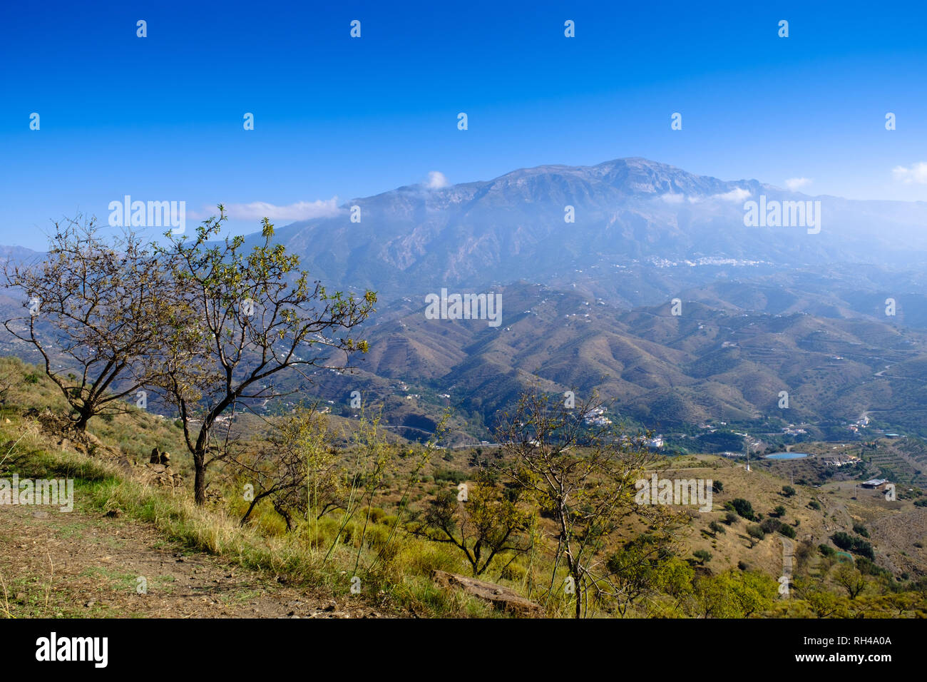 La Maroma, the highest mountain in Axarquia, Malaga, Andalucia, Spain. 3rd  October 2018 Stock Photo - Alamy