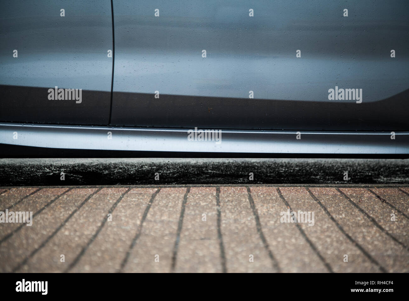 Car abstract from side Stock Photo