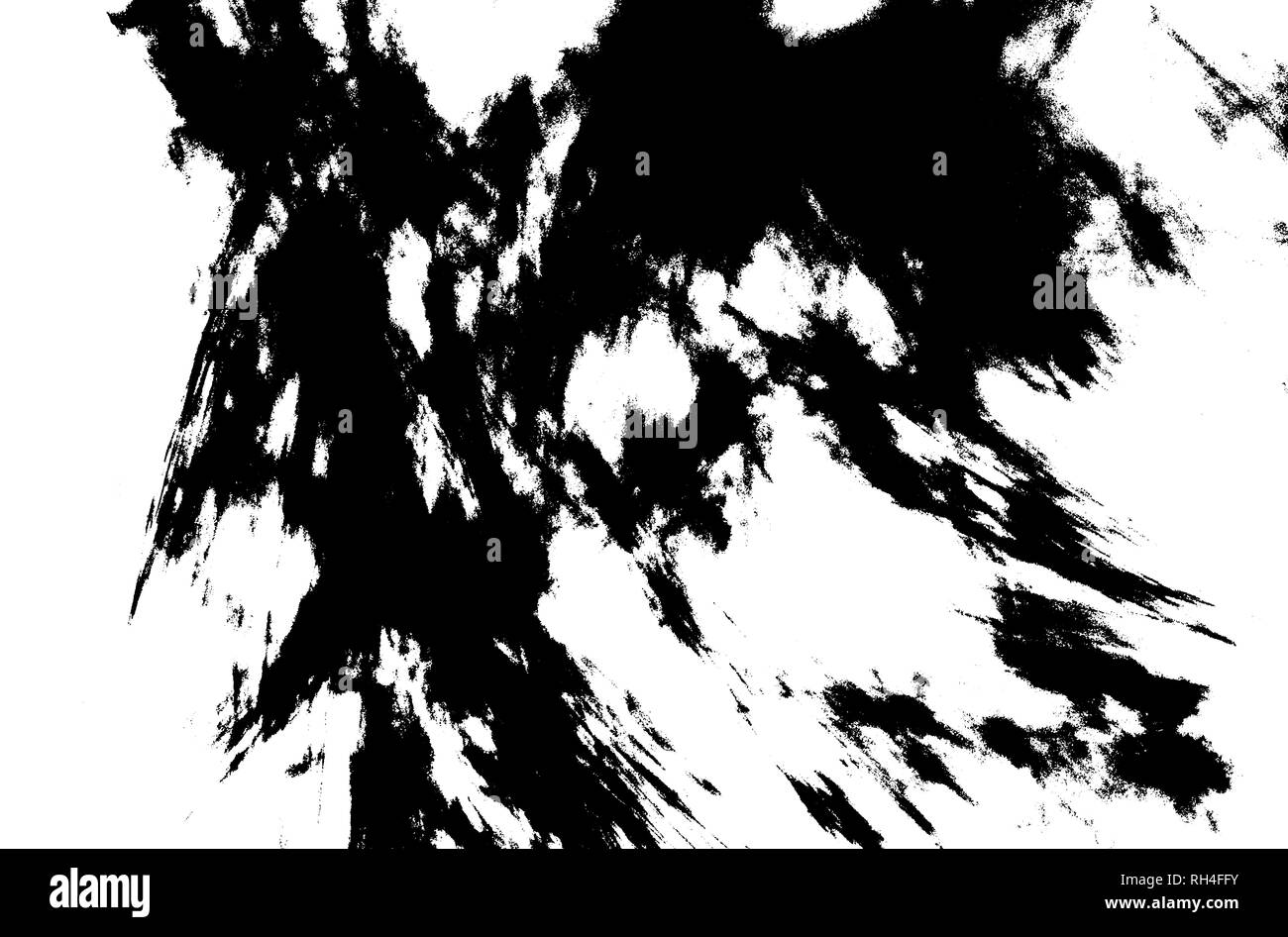 Black And White Abstract Background Fantasy Pattern Texture