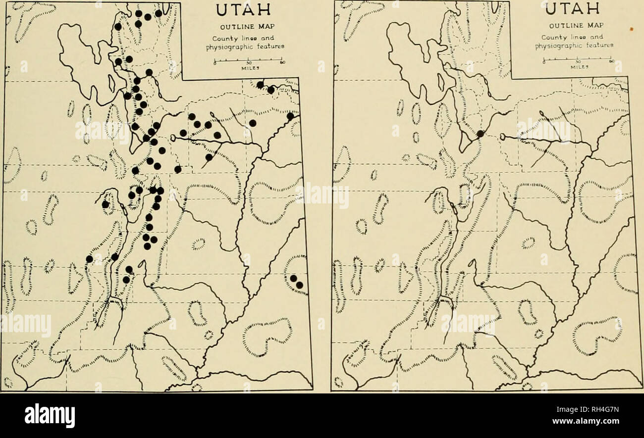 Corinne utah map hires stock photography and images Alamy
