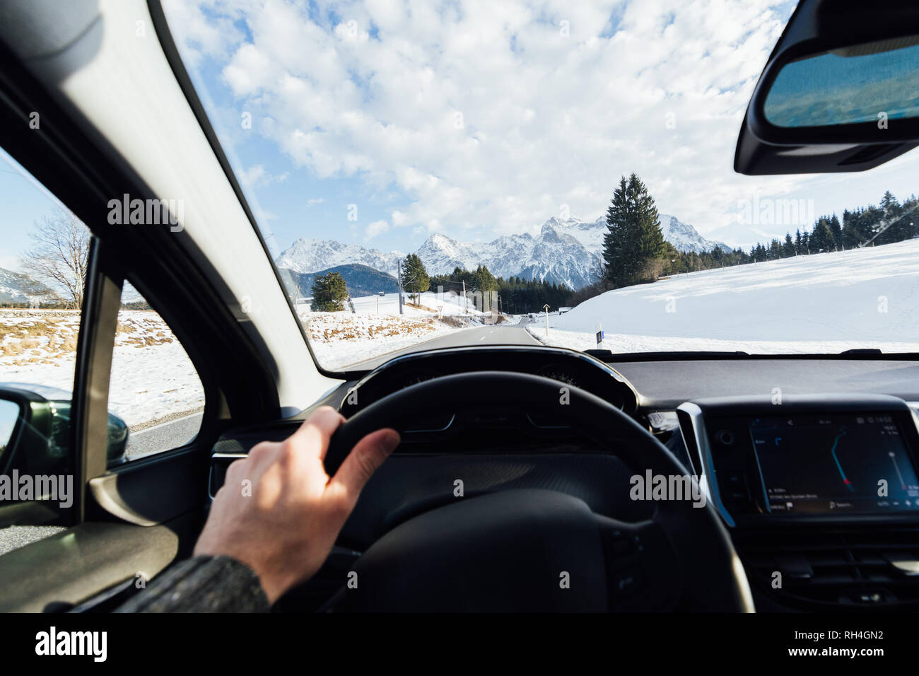 View from driver seat hi res stock photography and images Alamy