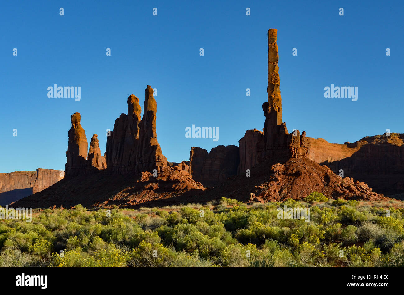 Monument Valley "Totem Stock Photo - Alamy