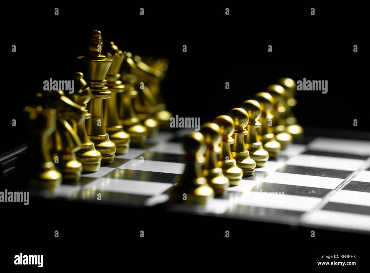chess board game concept for competition and strategy Stock Photo Alamy