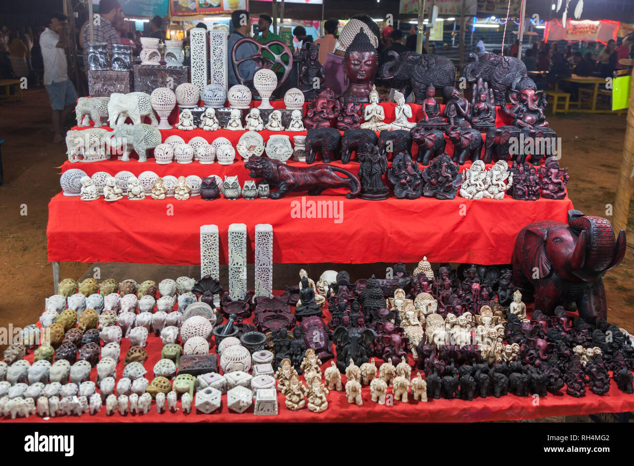 Saturday night market in Goa's arpora happens every week for tourists