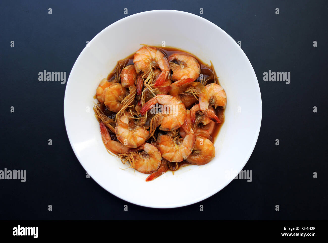 Stir Fry Prawn With Oyster Sauce Stock Photo Alamy healthy-chicken-stir-fry-with-broccoli-and-bell-pepper
