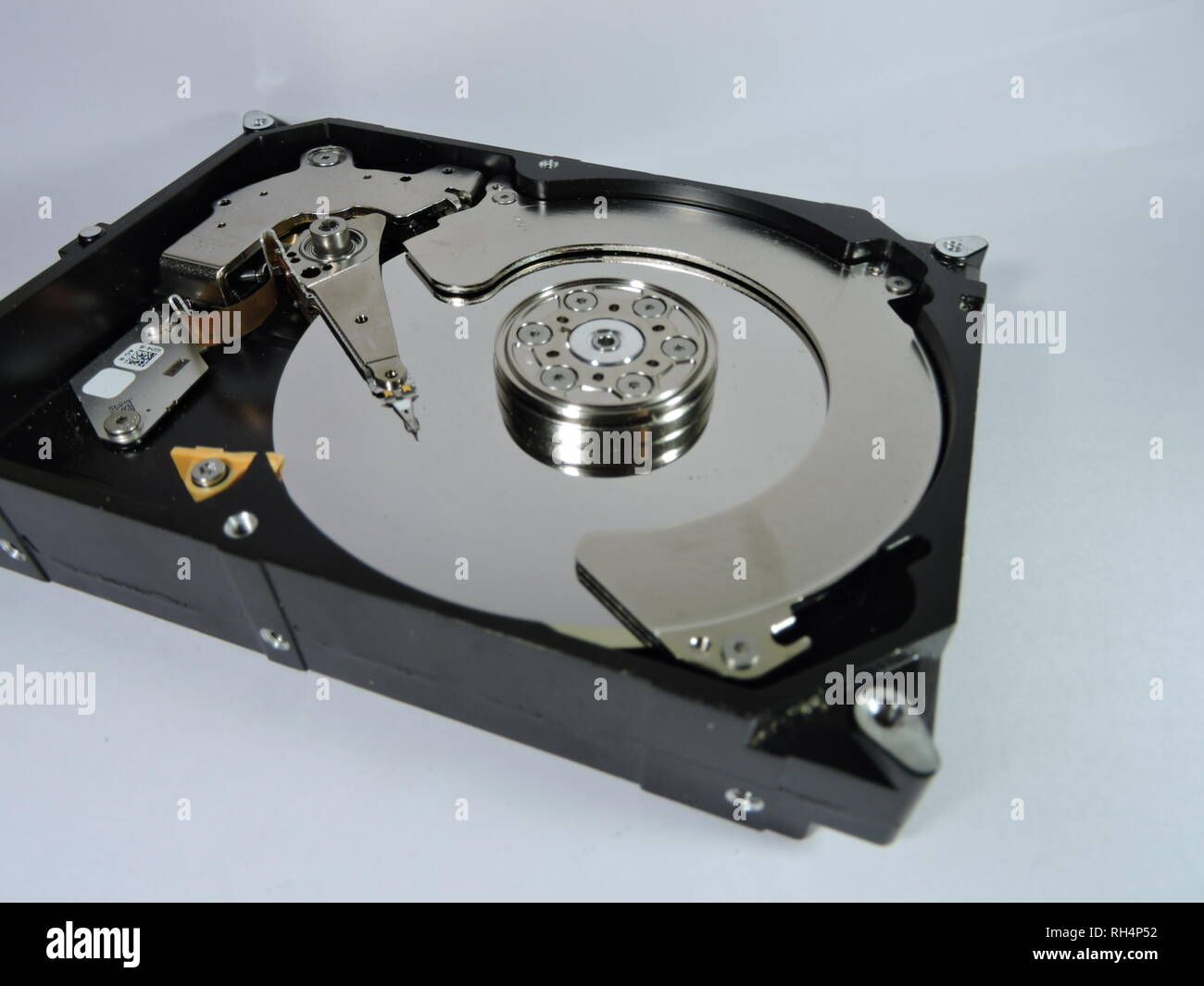 Open Hard Disk HDD for Desktops and Laptops Stock Photo