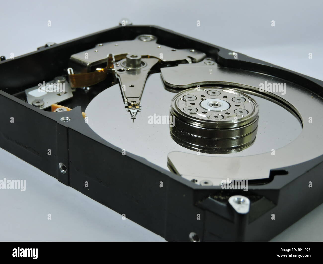 Open Hard Disk HDD for Desktops and Laptops Stock Photo