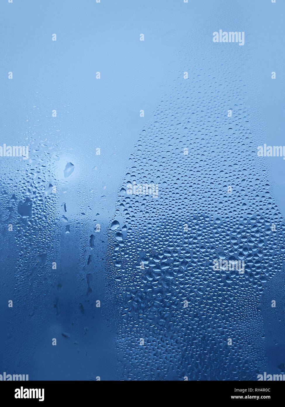 Natural water drops on window glass Stock Photo - Alamy