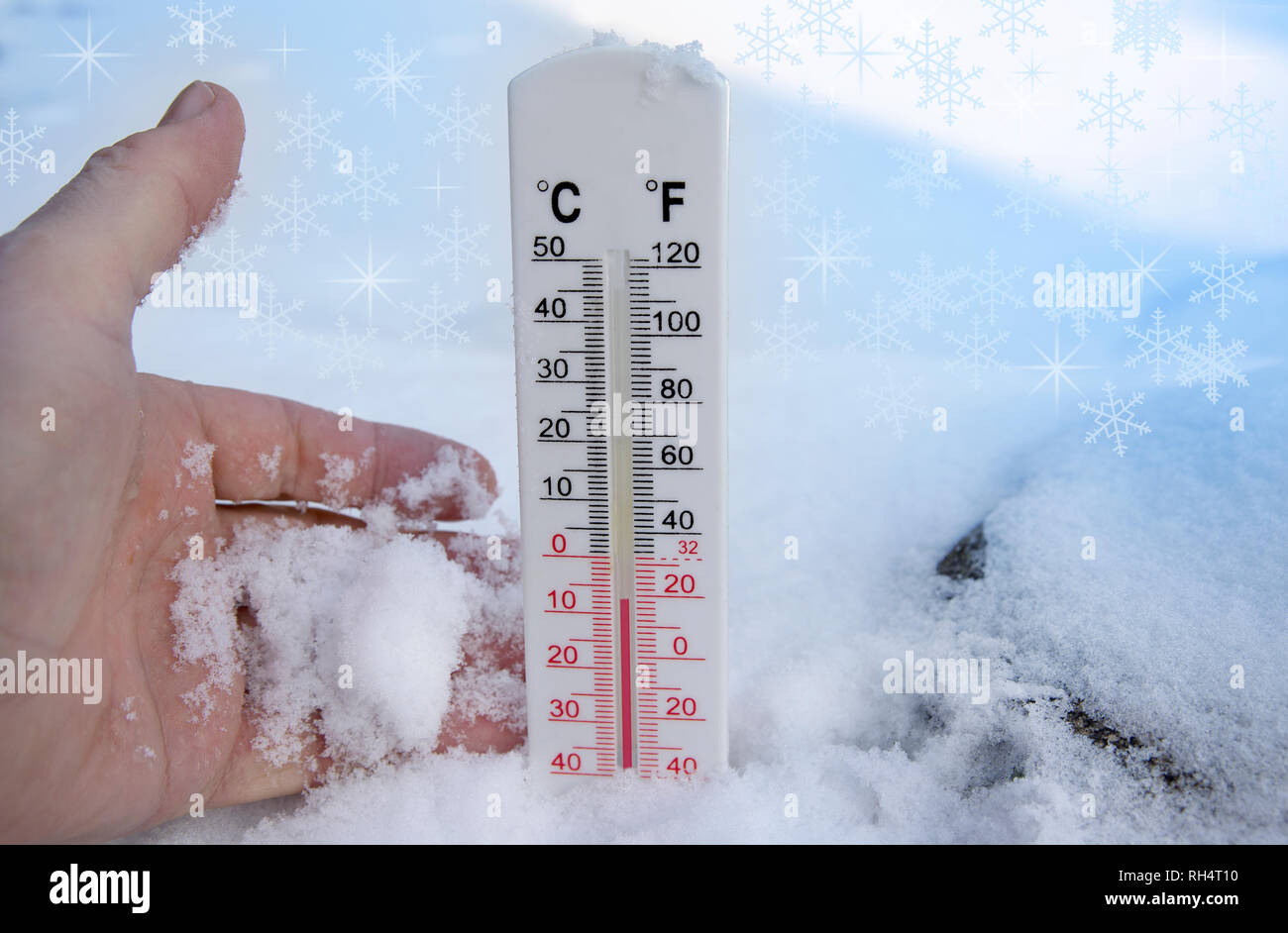 Below freezing thermometer hi-res stock photography and images - Alamy