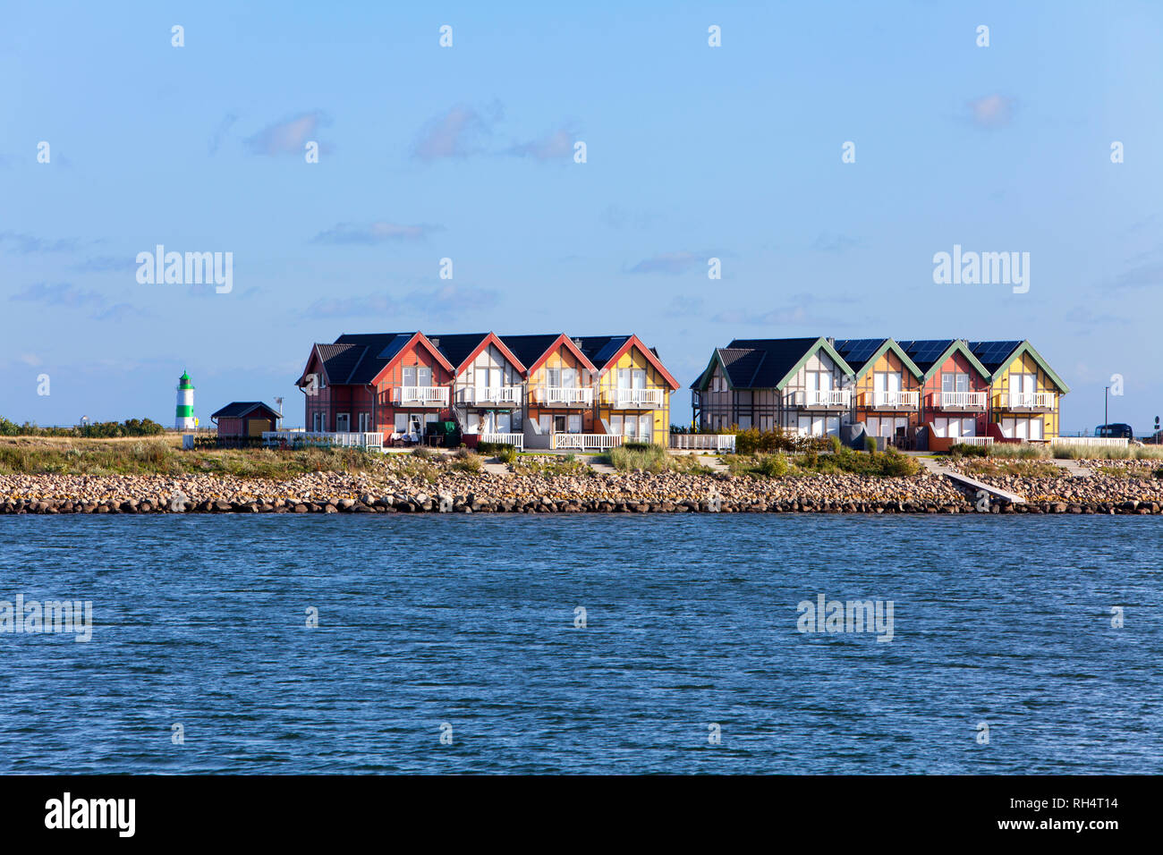 Baltic Sea Resort Olpenitz Port, Olpenitz, Schleswig-Holstein, Germany, Europe Stock Photo