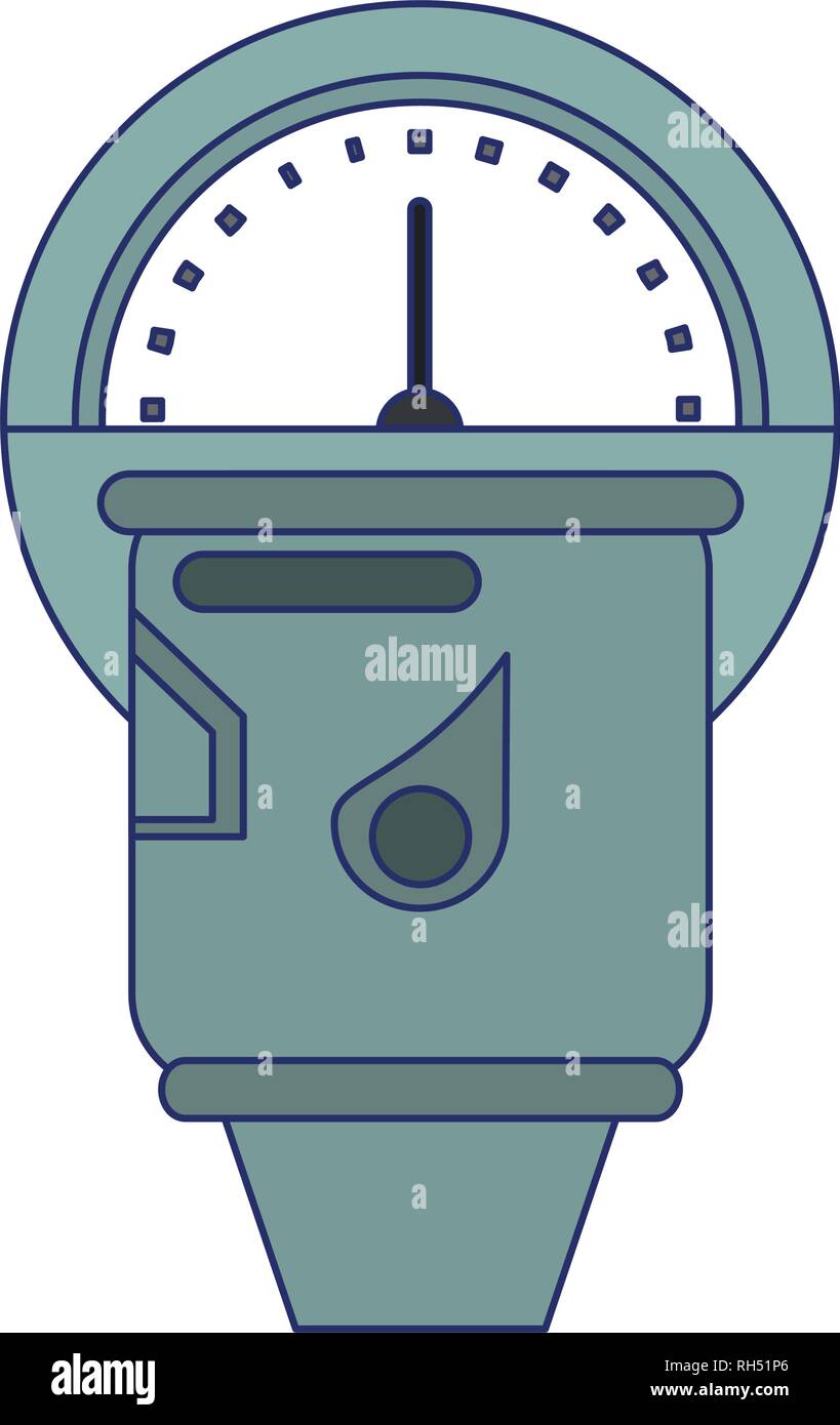 Parking meter device Stock Vector Image & Art - Alamy