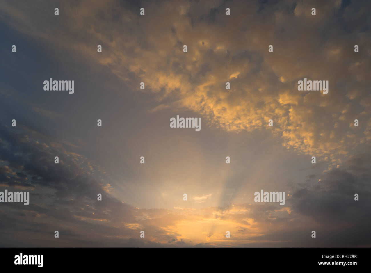 Abstract golden clouds hi-res stock photography and images - Alamy
