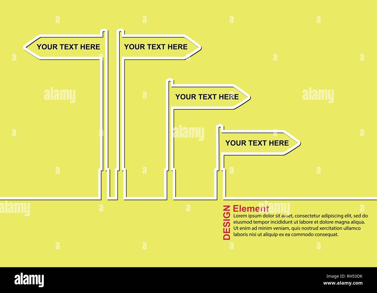 Infographics, Graphic design. Direction of movement or stage of ...