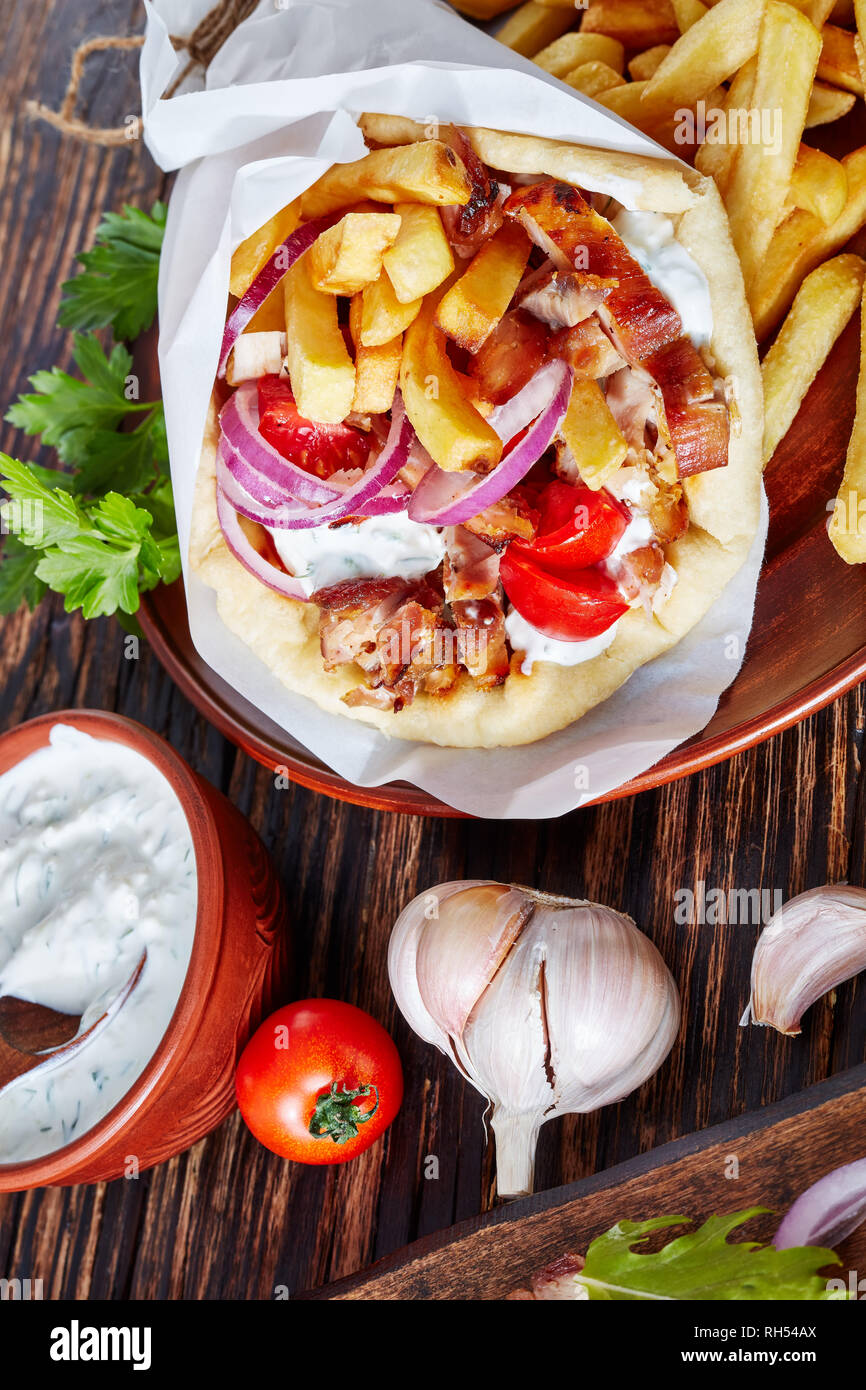 Kapasti (Double Giros) - Picture of In and Out GRILL Souvlaki